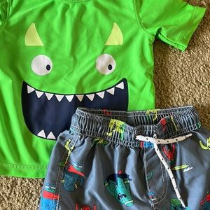 Boys 18 month swim suit set